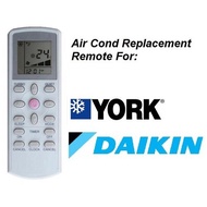 Daikin Remote York Acson Aircond Remote control ECGS01 DGS01 air cond