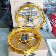 FG510 FORGED SPORT RIM RCB RACING BOY LC135 5SPEED LC5S YAMAHA - GOLD READY STOCK  DOTOMOMO