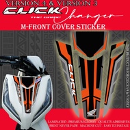 HONDA CLICK V4,V3 FRONT COVER STICKER / CLICK V3 M FRONT STICKER / CLICK V3 STICKER / CLICK STICKER