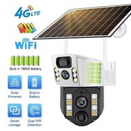IPCam Solar Panel 4G GSM SIM Card CCTV Dual Camera Outdoor V380Pro