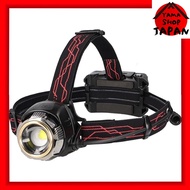 GENTOS LED headlight USB rechargeable [Brightness 550-1500 lumens/Practical lighting 7-15 hours/Rear