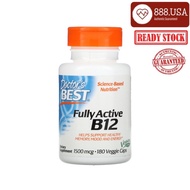 READYSTOCK Doctors Best Fully Active B12 1500 Mcg Vitamin B-12 60180 Veggie Caps