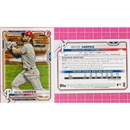 BRYCE HARPER MLB 2021 BOWMAN 90 Major League Philadelphia Baseball Card