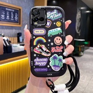 Casing hp for VIVO Y21 Y21s Y21t Y21a Y21G Y33s Y33t Case Flower and Shoes Pattern HP Case Silicone 