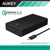 AUKEY 30000mAh Quick Charge 3.0 Power Bank Mobile Portable Charger External Battery