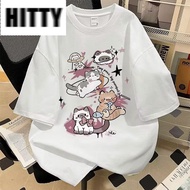 HITTY baju t shirt perempuan tshirt woman t shirt oversize korean style woman baju oversized shirt w
