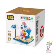 Snoopy Sunbathing Beach 9527 - Lego Loz Nanoblock