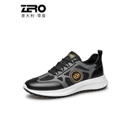 Zero Zero Degree Men's Shoes Shopping Mall Same Style Sports Casual Shoes Autumn Genuine Leather Lig