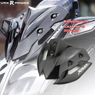 XMAX Motorcycle Windshield Visor Face Mask Air Deflector Spoiler Black Accessories For YAMAHA XMAX 300 Tech Max 2023-2024