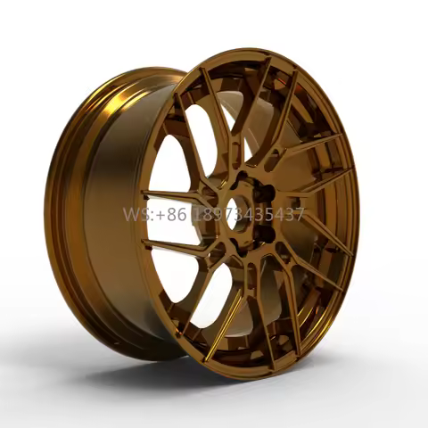 18-22 Inch 1-Piece Forged 6061-T6 Matte Bronze Lightweight Wheels 5x112 5x114.3 5x120 PCD Deep Conca