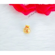 JR Trends Gold Plated 999 Fu Bracelets Charm, Bangle Beads, Pandora Charms, Charming DIY Charms