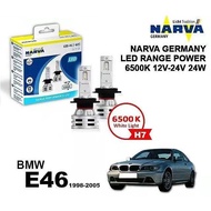 NARVA H7 12V & 24V Range Performance LED Headlight Bulb Set for BMW E46 1998-2005