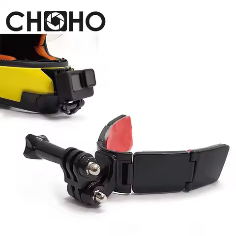 For gopro DJI Insta360 Accesorios Helmet Mount Adjustment Base Head Moto Support Riding for Gopro DJ