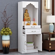 Narrow Small Table Economical Shrine against the Wall Buddha Table Home Altar Simple Modern Buddha Niche Stand Cabinet New Chinese Altar Table