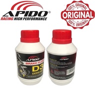 APIDO BRAKE FLUID OIL MINYAK BREK BRAKE APIDO DOT 3 300ML MOTORCYCLE BRAKE FLUID APIDO DOT 3 DOT3 EX