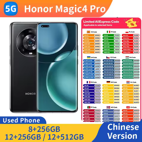 HONOR Magic 4 Pro 5g 6.81inch OLED（LTPO）High frequency PWM dimming 4600mAh 100w（20V/5A）Used Phone