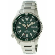 Citizen Fugu Automatic Day &amp; Date Green Dial Diving Watch NY0099-81X