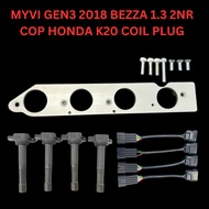 NEW MYVI G3 BEZZA 1.3 COP COIL PLUG HONDA K20 COP COVER ADAPTOR SET COMBO PLUG COVER