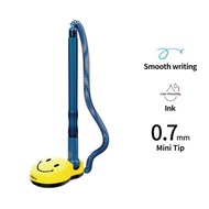 TABLE STICK GEL PEN 0.7 MM DELI EQ-50 CUTE SMILE STAND PEN BLACK BLUE