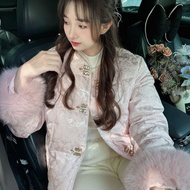 Winter Jacquard Duck Down Jacket - Warm & Stylish