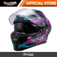 RYZEN HELMET Zx700 THUNDERBOLT FULL FACE DUAL VISOR