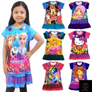 Girl Cartoon Pony Princess Dress DRESS - Random Color. (2Y-9Y)