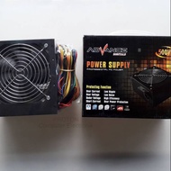 PSU PC ATX 500W. Switching Power Supply CPU Advance Digitals Fan large 12cm with 500 Watt QC guarant