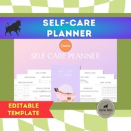 Canva Self Care Planner | Canva Template | Editable Planner |