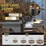 B0164/B0165/B0166 3000K/E27 STONE GREY STAINLESS STEEL OUTDOOR GATE LIGHT -Lightroom Gallery