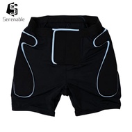 [Serenable] Protective Padded Shorts Protective Gear Tear Resistant Professional for Snowboarding Sk