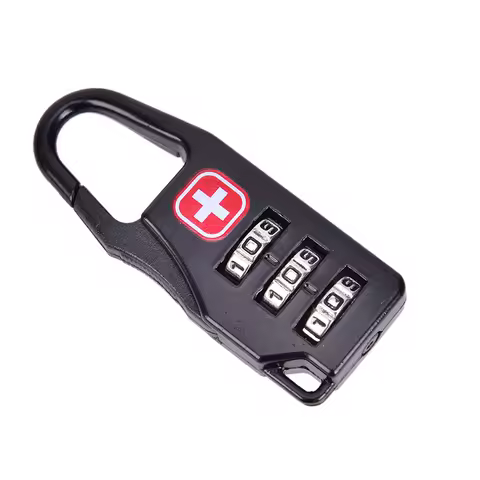 1/5pcs Camping Equipment Outdoor Multi Tool Luggage Password Lock Padlock
