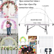 DIY Balloon Arch Kit Balloons Column Stand with Frame Base Pole Ballons Clips