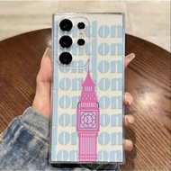 Transparent TPU Softcase LONDON AESTHETIC Motif For SAMSUNG A02/A03/A04/A05/A10/A11/A12/A14/A16/A20/