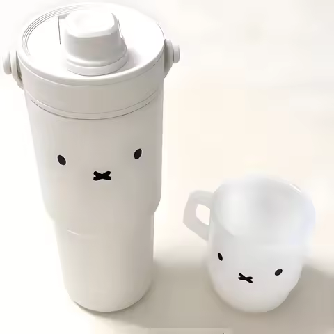Kawaii Miffy Rabbit Emoji Creativity Stickers Cute and Traceless Cartoon Stickers Diy Cup Pinching F