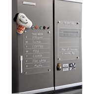 Fridge magnet Korean transparent Acrylic magnet notice board weekly schedule memo board Men's suctio