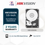 Hikvision 1TB 2TB 4TB 6TB 8TB CCTV Surveillance CCTV Hard Disk Drive 3.5" SATA HDD 5400RPM For NVR /