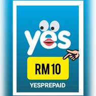 RM 10 YES 4G prepaid topup reload PIN / AUTO MASUK