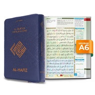 Mushaf Al-Quran Al-HAFIZ A6 Zipper Jacket - Quick Memorizing 3-block Color Non Translation - Cordoba