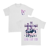 Kpop IVE Show What I Have Tshirt 100% Cotton Fashion Casual Men Women TShirt Summer Unisex Style Str