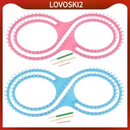 [LovoskiacMY] 8 Shaped Knitting Loom Set Long Knitting Board Weave Loom Craft Yarn Kit DIY