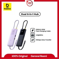 Baseus Dual Fast Charging 6-in-1 HUB docking station