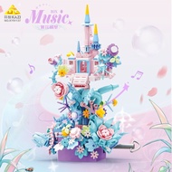 Kaizhi Building Blocks Compatible Lego Children's Educational Assembling Flower Castle Music Box Mod
