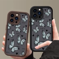 Blue butterflies Soft TPU Phone Case for Huawei Y6P Y6 Y7 Pro 2019 Y7A Y9 Prime P30 P30 Pro P40 Lite