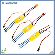 AKIYAMAMIO Speed Controller, 30A/40A Banana Head T Plug XT60 ESC Brushless Motor,  Helicopter Boat R