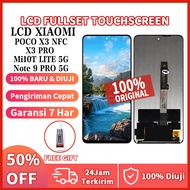 【ORIGINAL 100%】LCD XIAOMI POCO X3 NFC/ X3 PRO / Mi10T LITE 5G / Note 9 PRO 5G FULL SET TOUCHSCREEN O