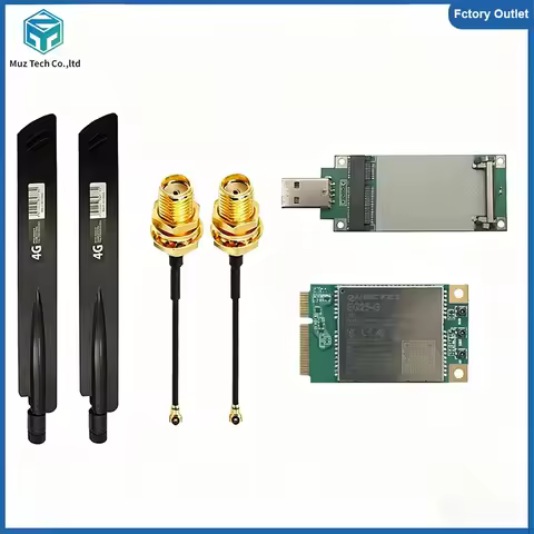 Quectel EG25-G MINIPCIE+4G Antenna USB Adapter With SIM Card Slot Global Band LTE CAT4+GNSS Module E