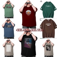 Men's Jumbo T-Shirts 4XL 5XL 6XL 7XL OverSize LASTHOPE Oversized Shirt Man
