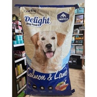 SNIFFLY MAKANAN ANJING DELIGHT DOG SALMON & LAMB DOG FOOD 15KG DOG DRY FOOD