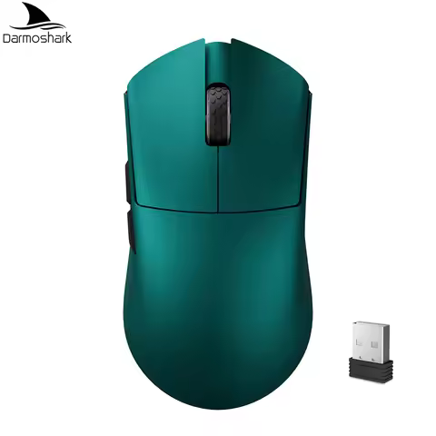 Darmoshark M3V2 Gaming Mouse Wireless Wired Double 8K Sensor PAW3395 26K DPI Macro Mice Big Hand Gam