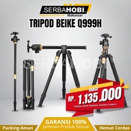 Beike Q999H Tripod – Sturdy & Flexible, Can Be Used as a 360 Monopod for DSLR & Mirrorless Cameras